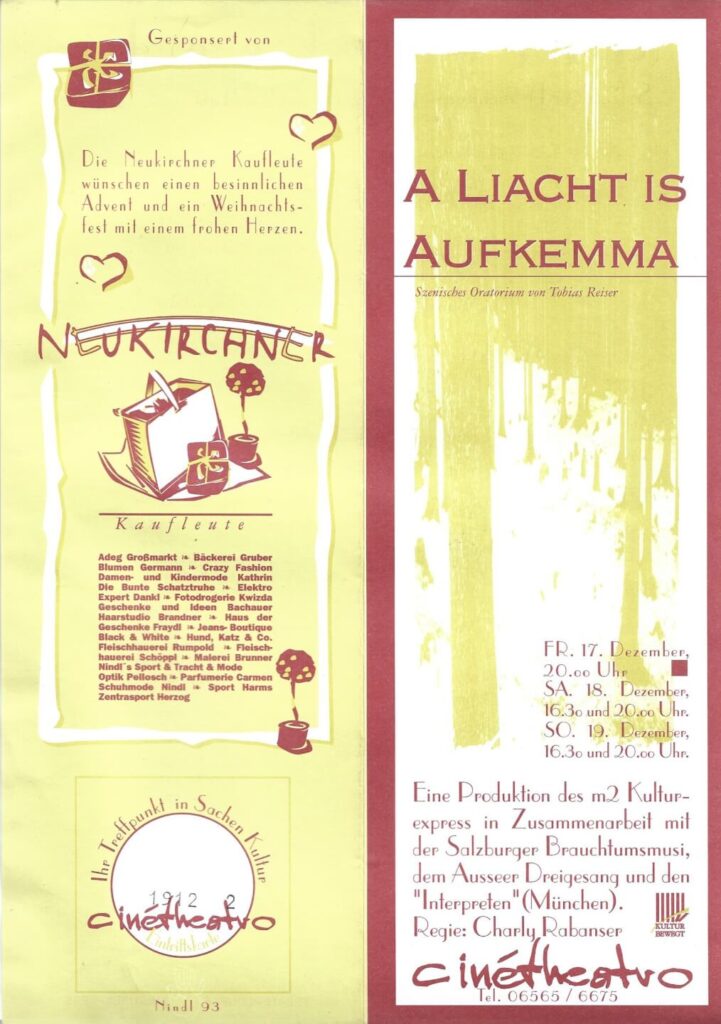 A Liacht is aufkemma (Dezember 1993)