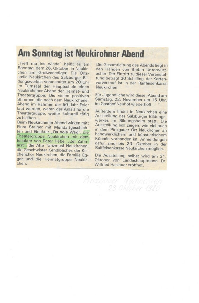 Der Zahnarzt (Oktober 1980)