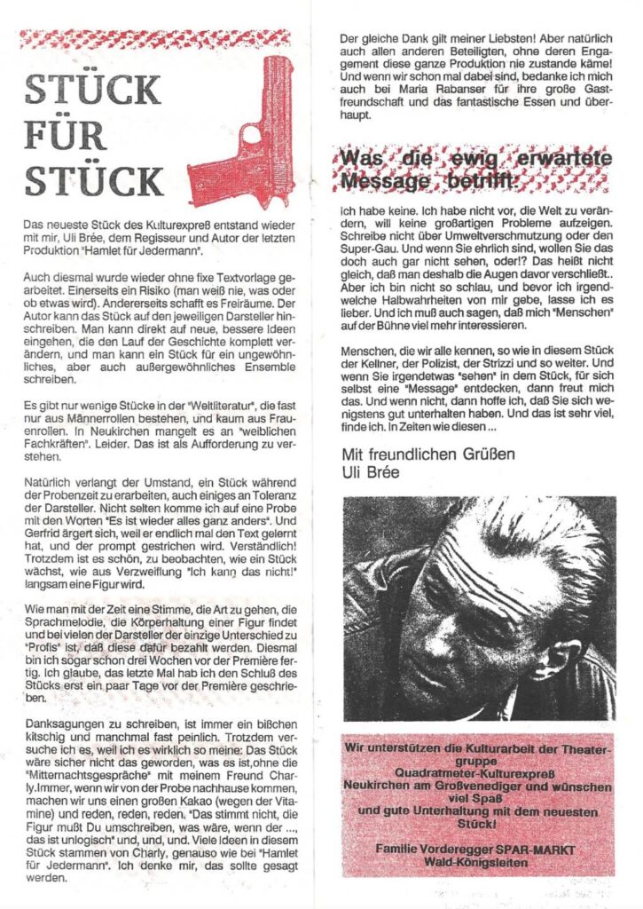 Kurt, Kieberer und Kanoven (Mai 1991)