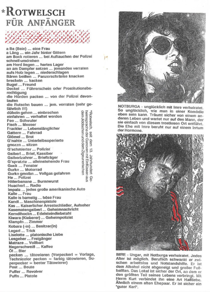 Kurt, Kieberer und Kanoven (Mai 1991)