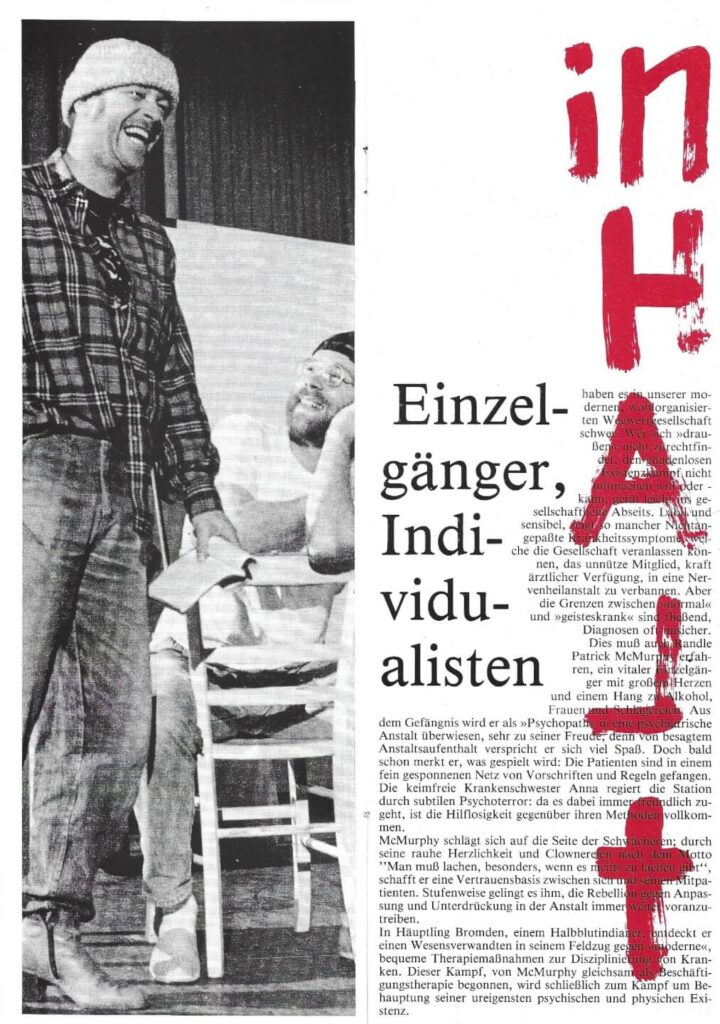 Einer flog über das Kuckucksnest (Februar 1989)