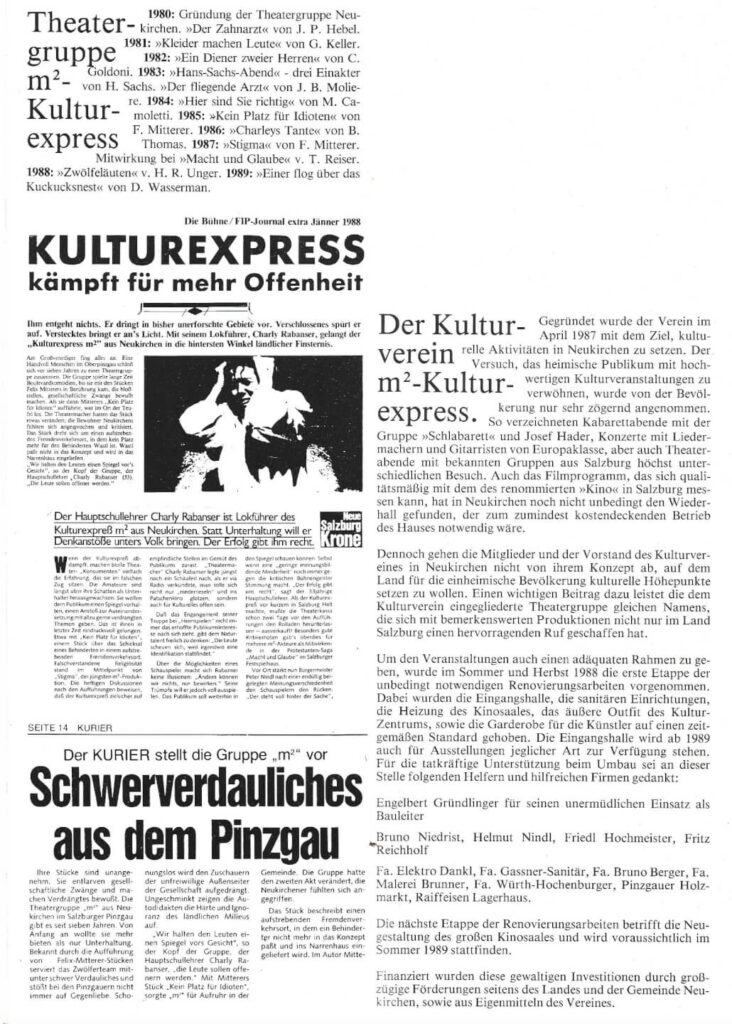 Einer flog über das Kuckucksnest (Februar 1989)
