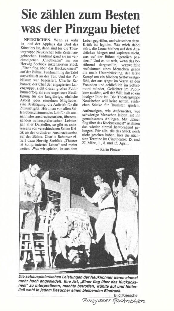 Einer flog über das Kuckucksnest (Februar 1989)