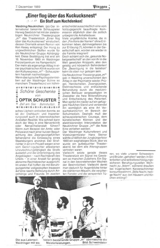 Einer flog über das Kuckucksnest (Februar 1989)