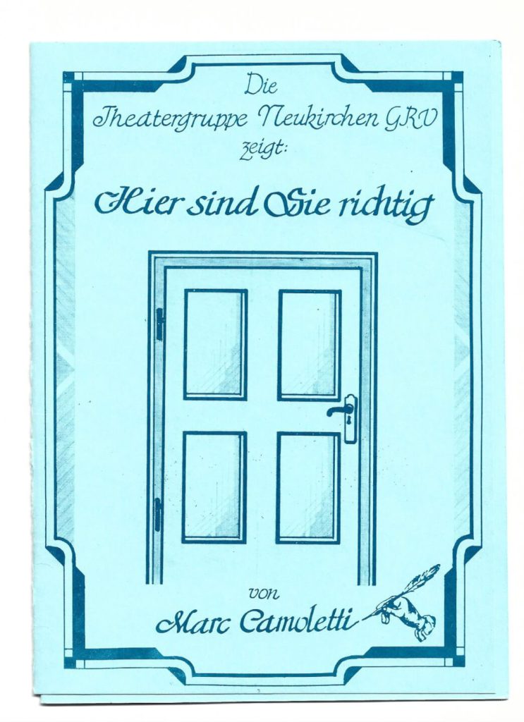 Hier sind Sie richtig (Dezember 1984)