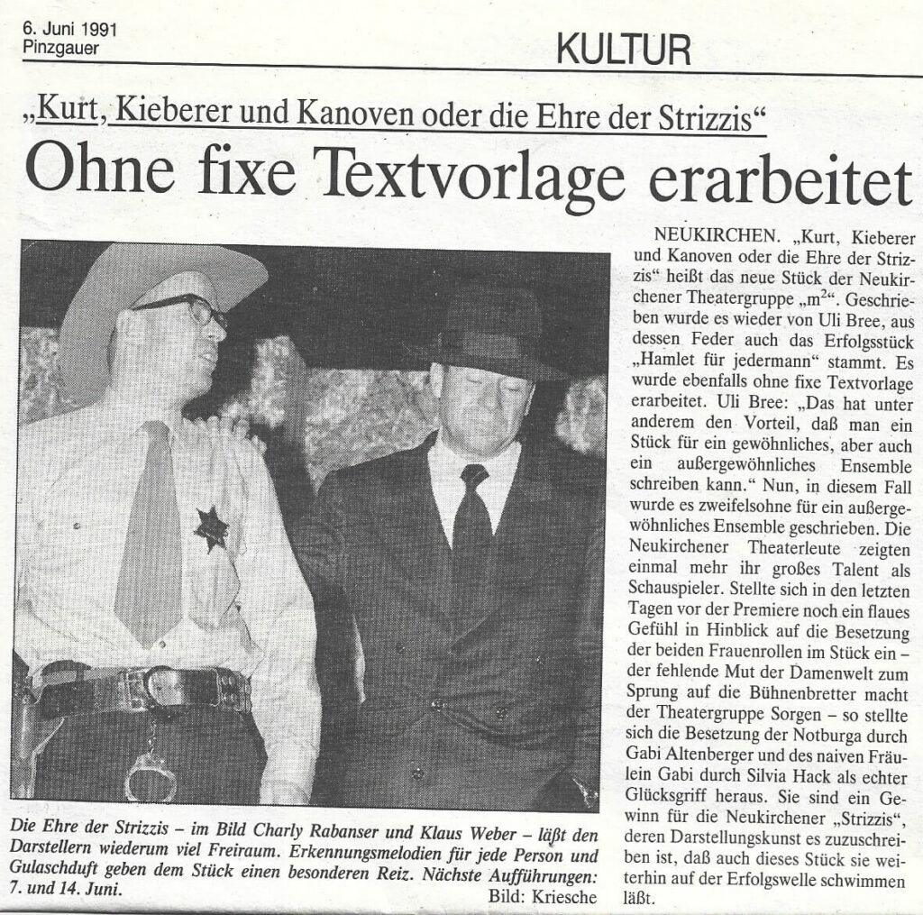Kurt, Kieberer und Kanoven (Mai 1991)