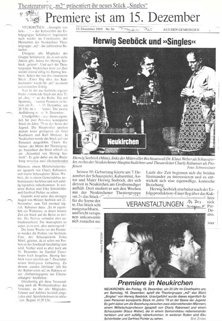 Singles (Dezember 1989)