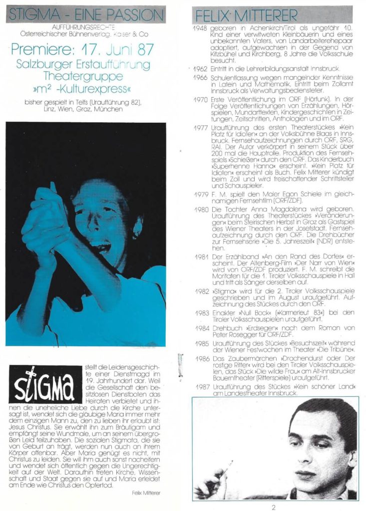 Stigma (Juni 1987)