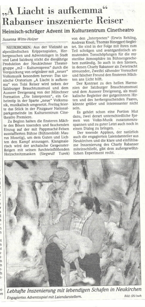 A Liacht is aufkemma (Dezember 1993)