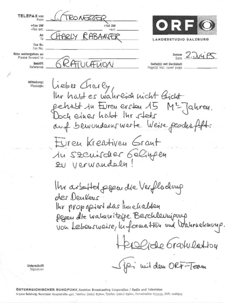 15 - Jahr-Feier Theatergruppe
