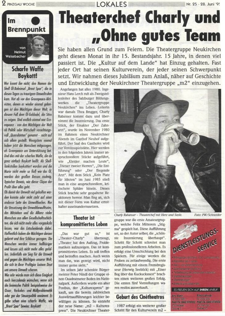 15 - Jahr-Feier Theatergruppe