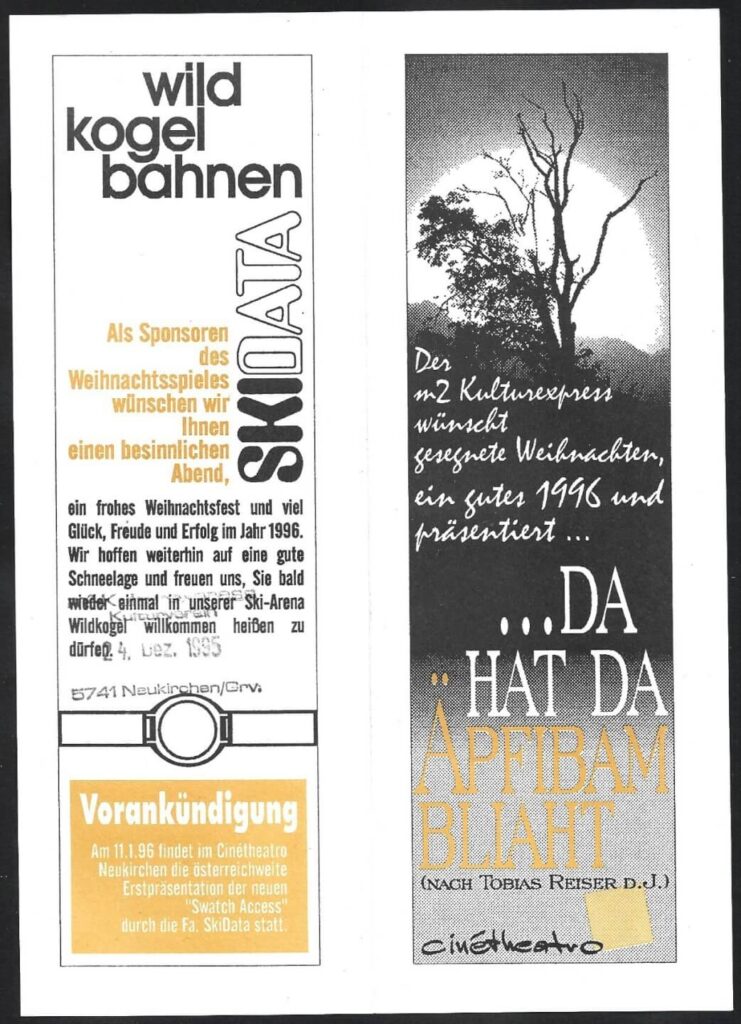 Do hod da Äpfibam bliaht (Dezember 1995)