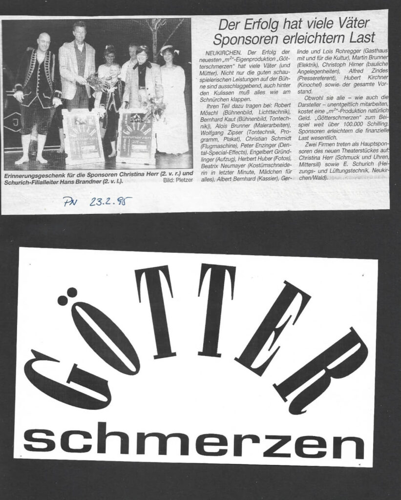 Götterschmerzen (Februar 1995)