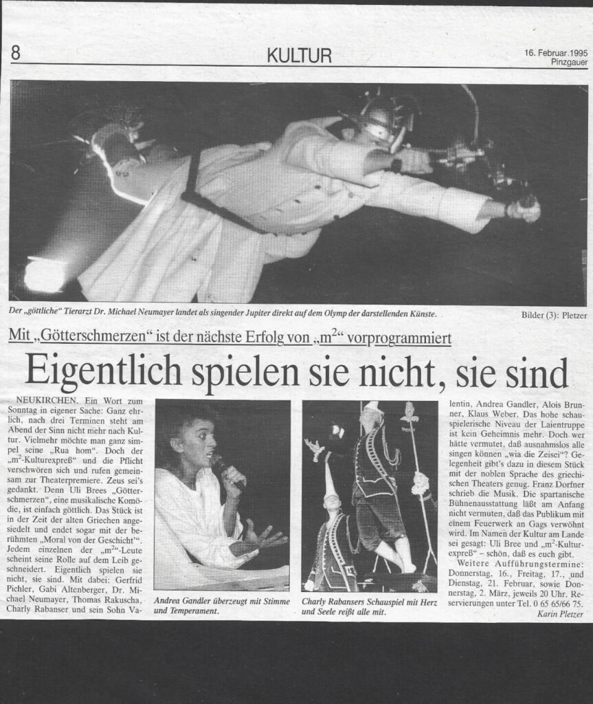 Götterschmerzen (Februar 1995)