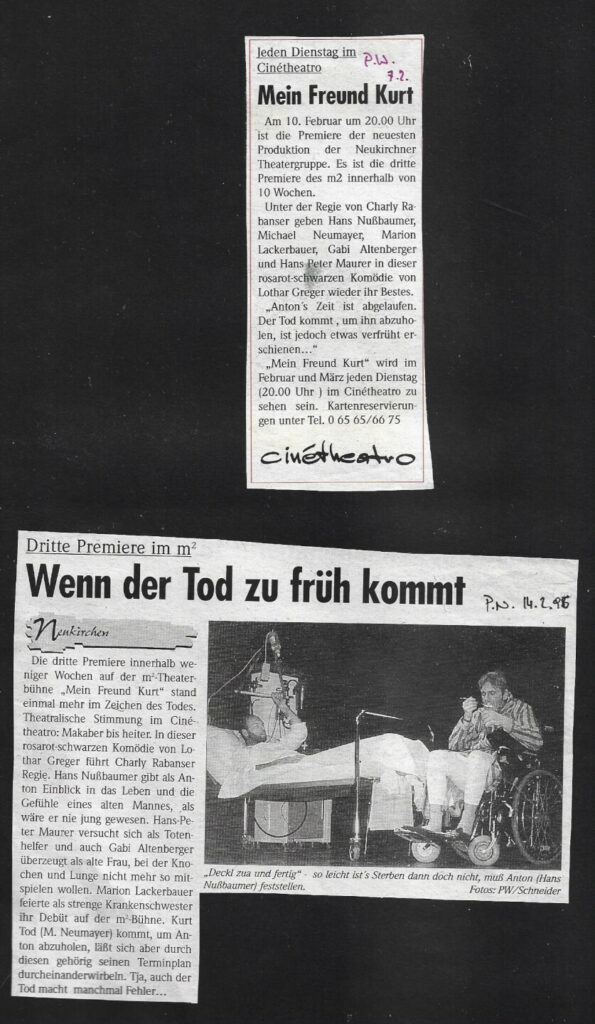 Mein Freund Kurt (Februar 1996)