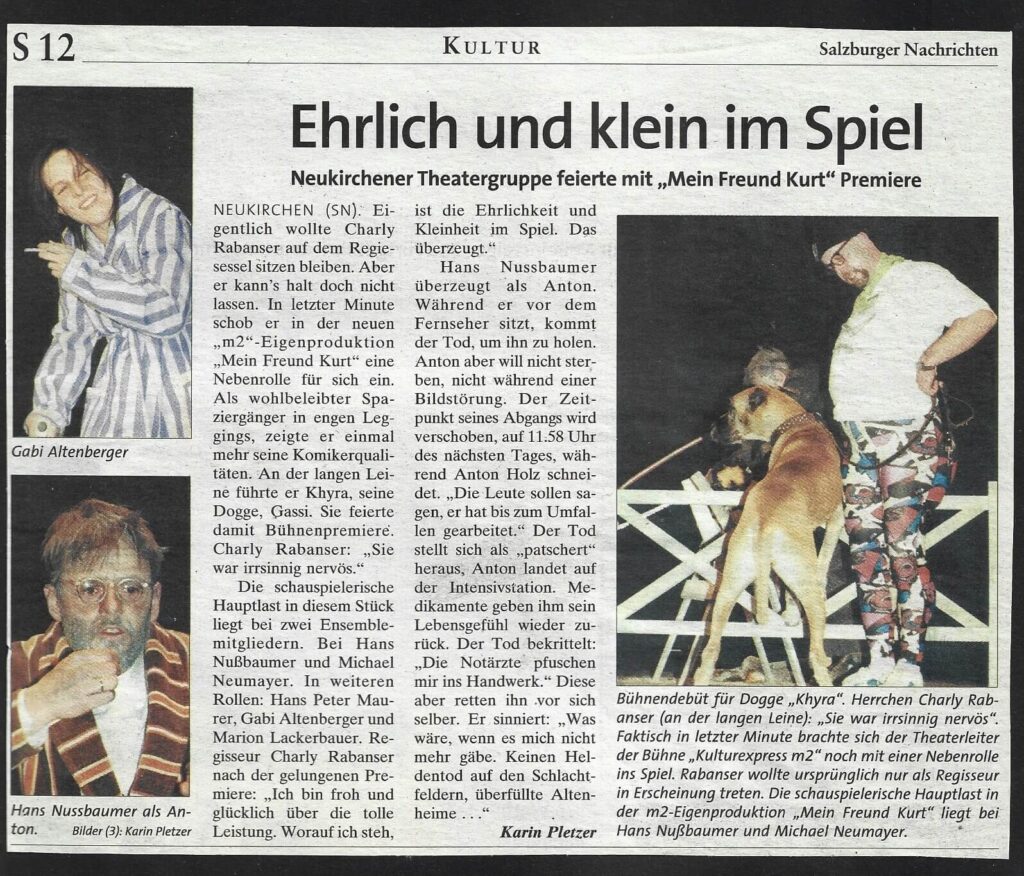 Mein Freund Kurt (Februar 1996)
