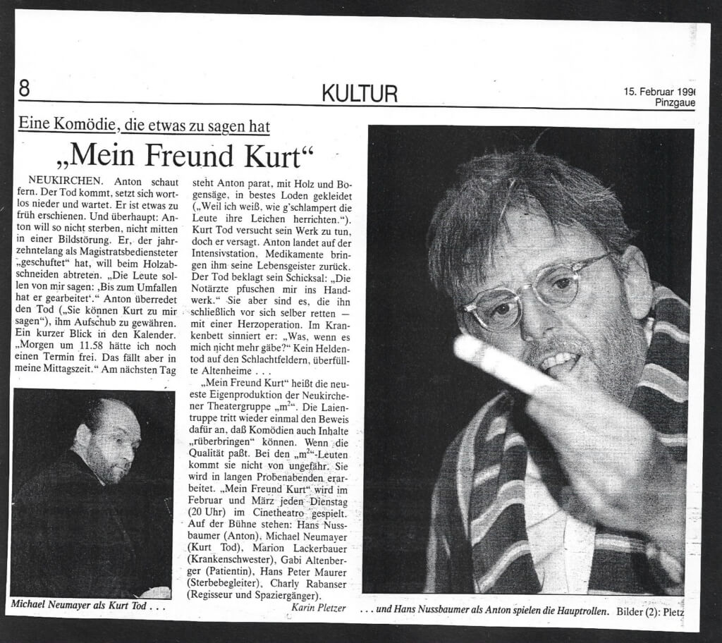 Mein Freund Kurt (Februar 1996)