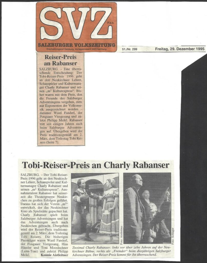Tobi Reiser Preis (März 1996)
