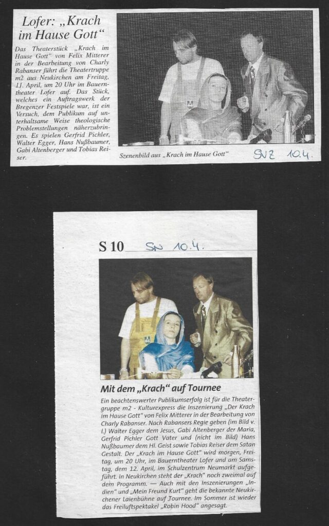 Krach im Hause Gott (Februar 1997)