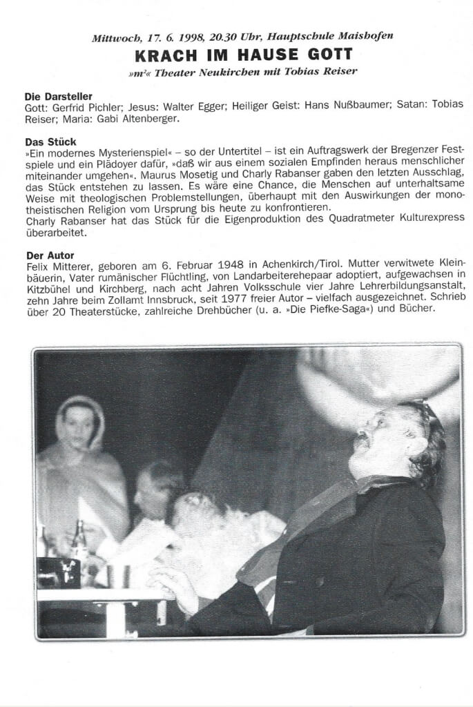 Krach im Hause Gott (Februar 1997)