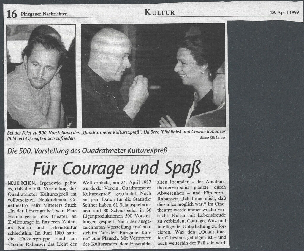 In der Löwengrube (Februar 1999)