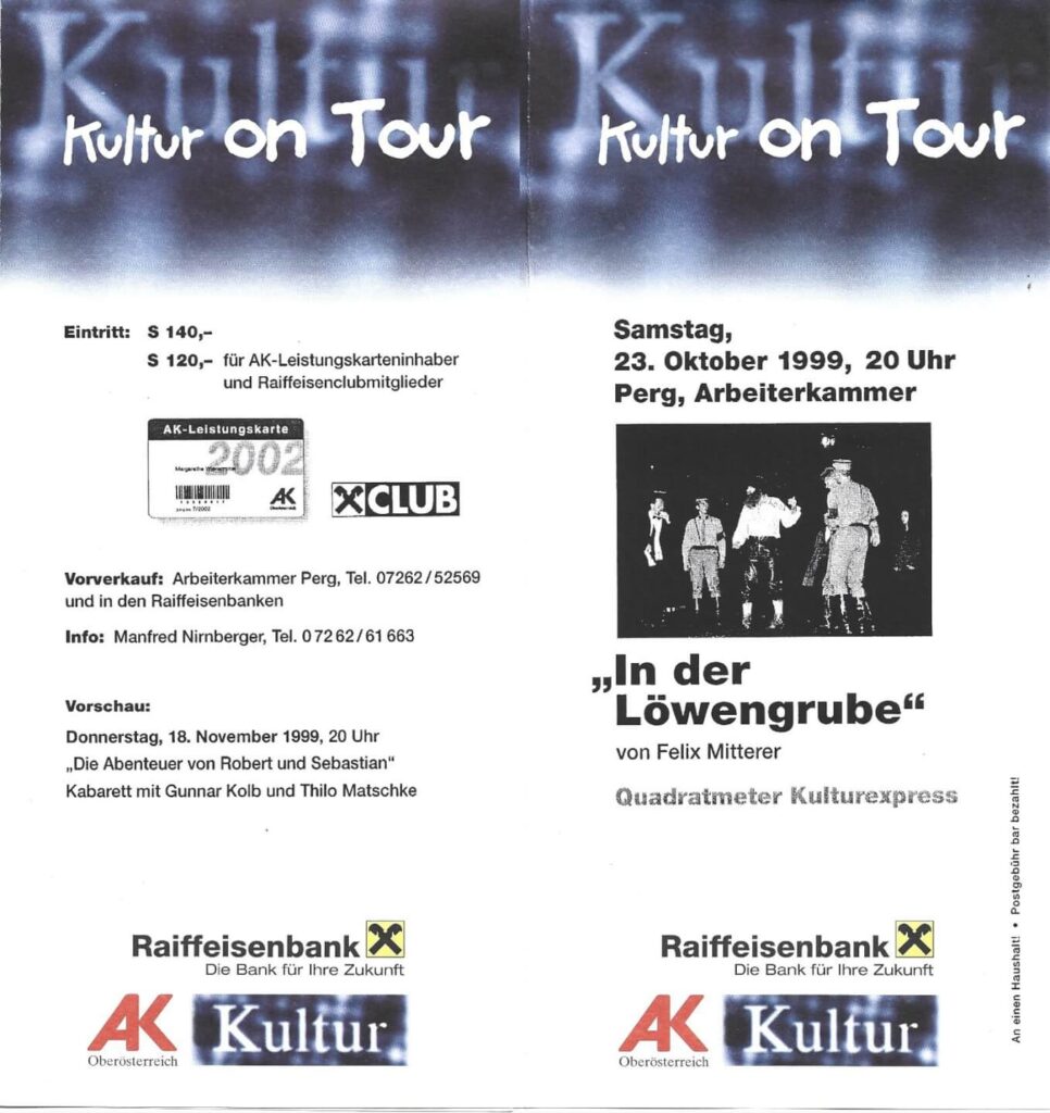 In der Löwengrube (Februar 1999)