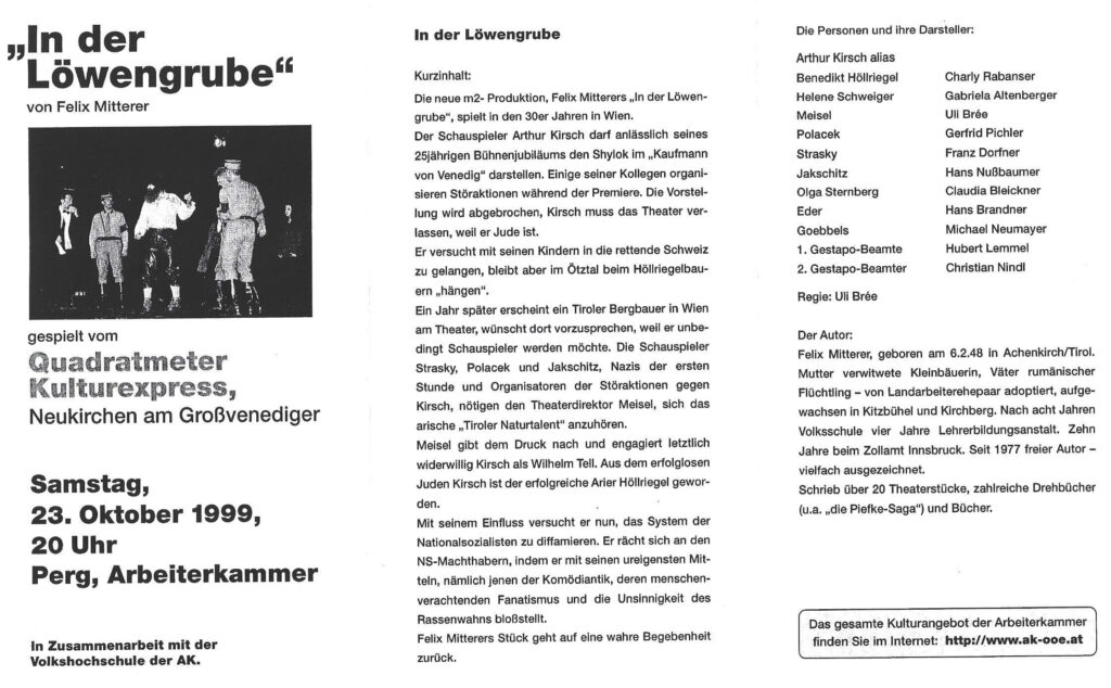 In der Löwengrube (Februar 1999)