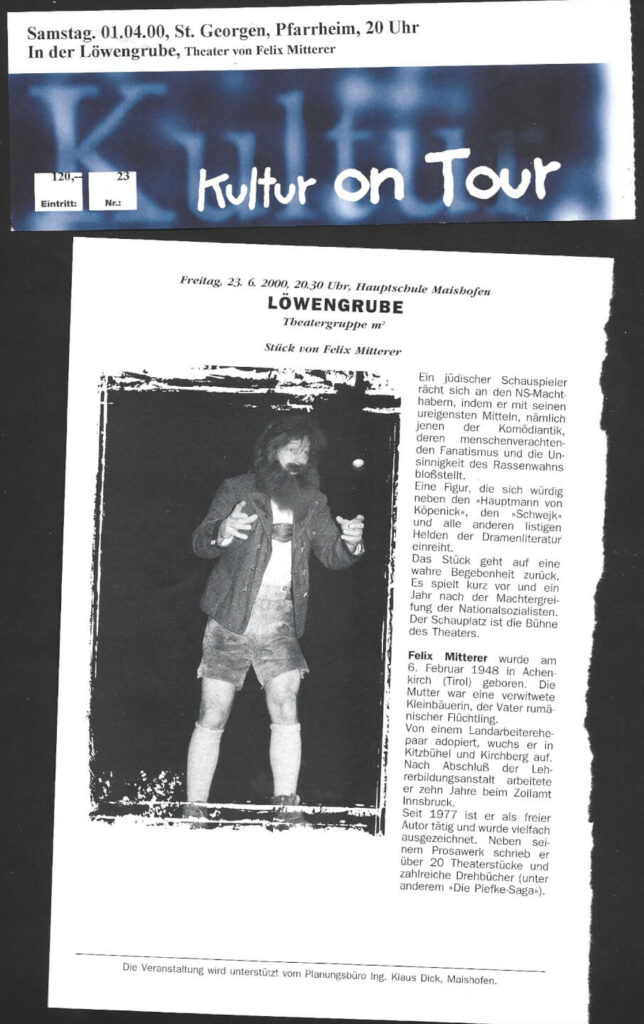 In der Löwengrube (Februar 1999)
