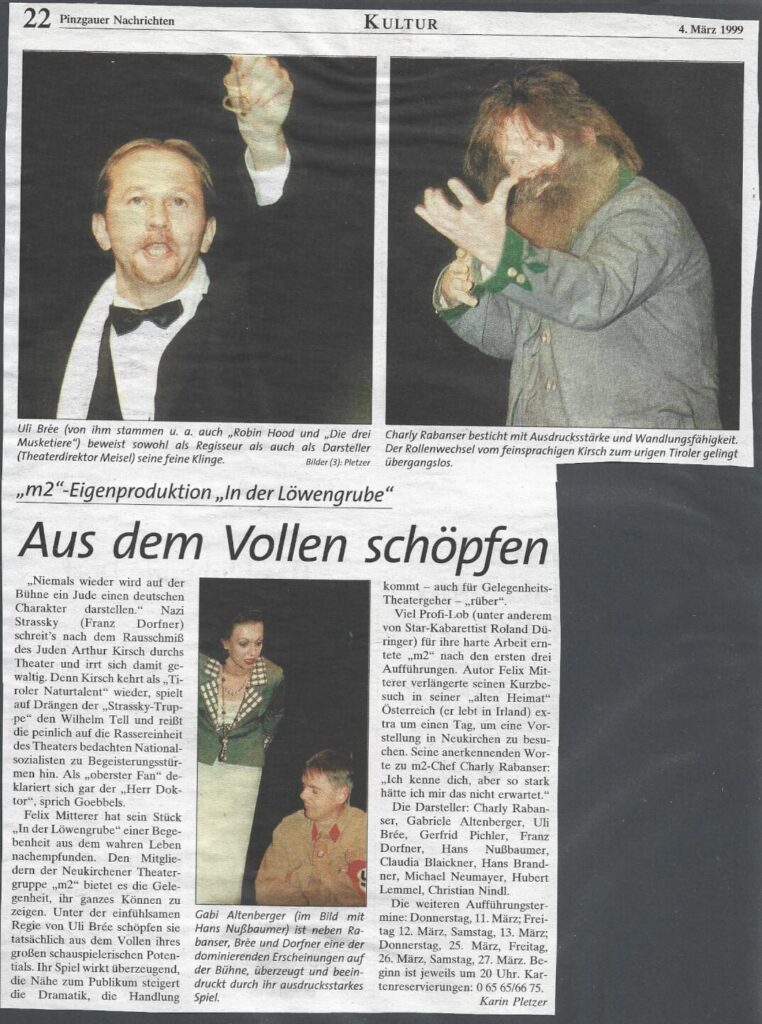In der Löwengrube (Februar 1999)