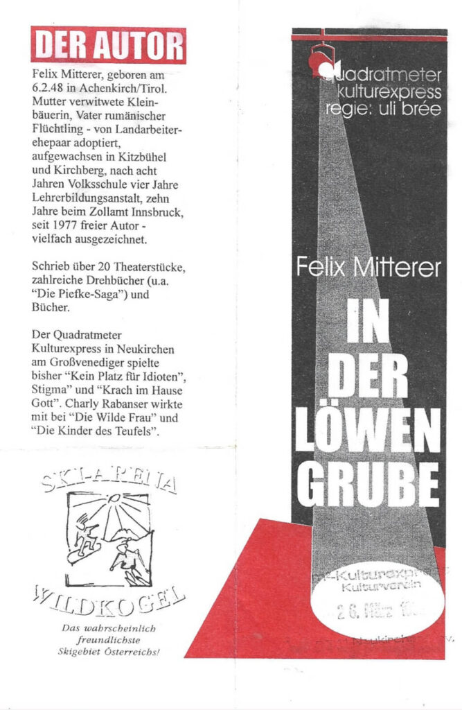 In der Löwengrube (Februar 1999)
