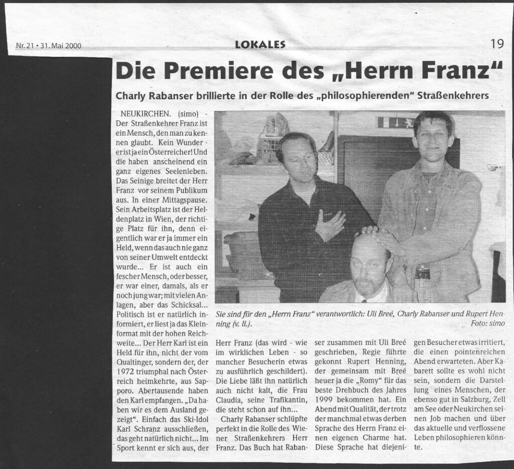 Der Herr Franz (Mai 2000)
