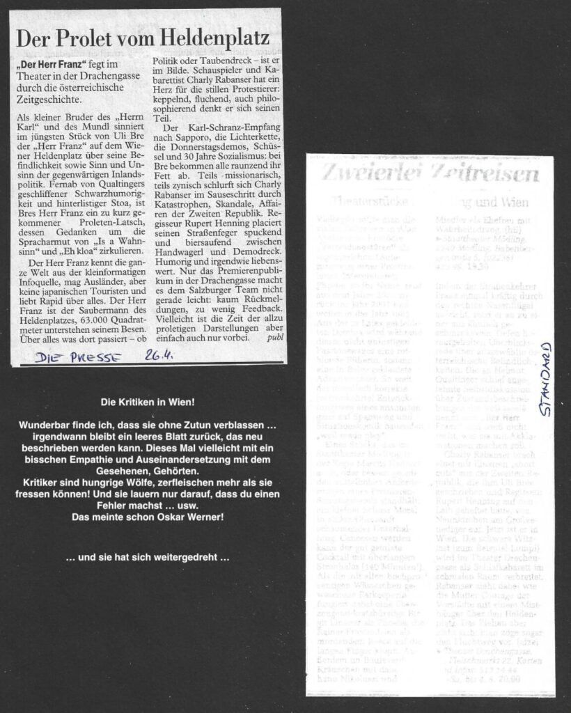 Der Herr Franz (Mai 2000)