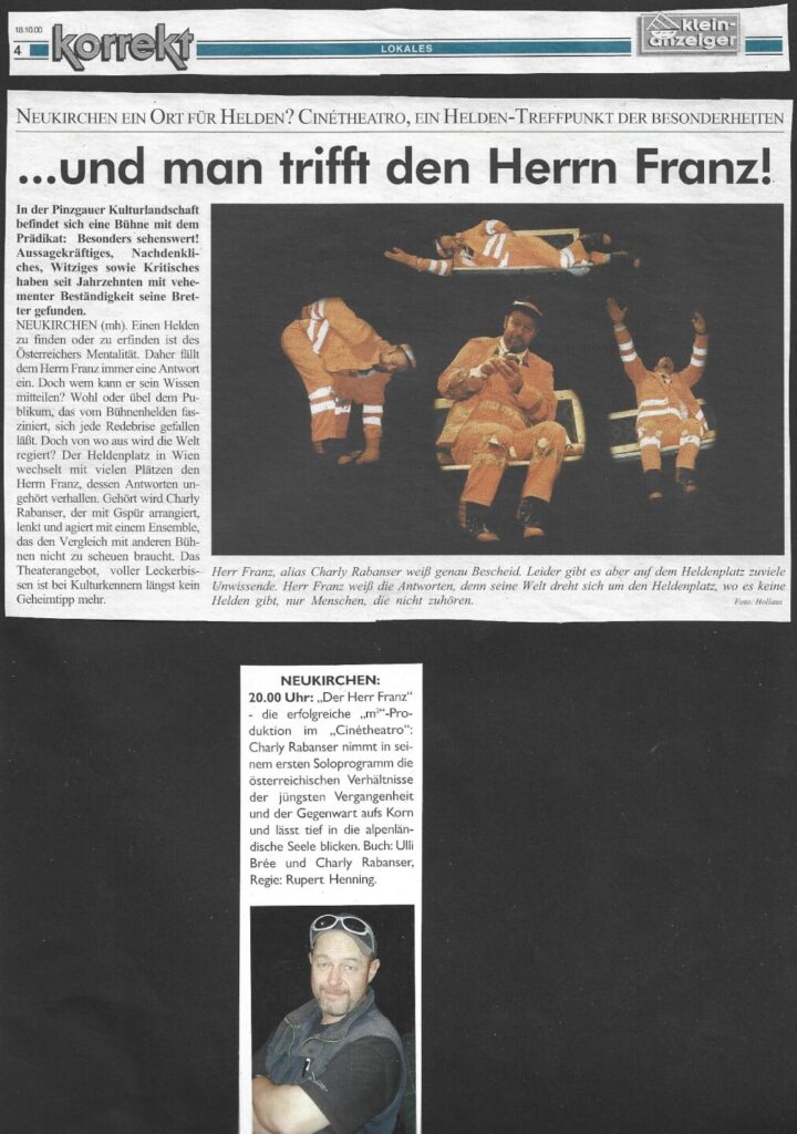 Der Herr Franz (Mai 2000)