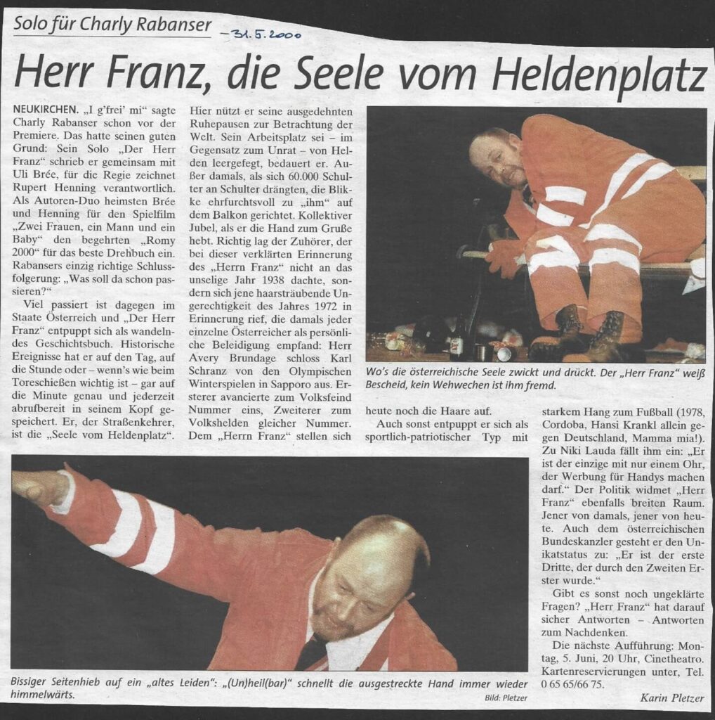 Der Herr Franz (Mai 2000)