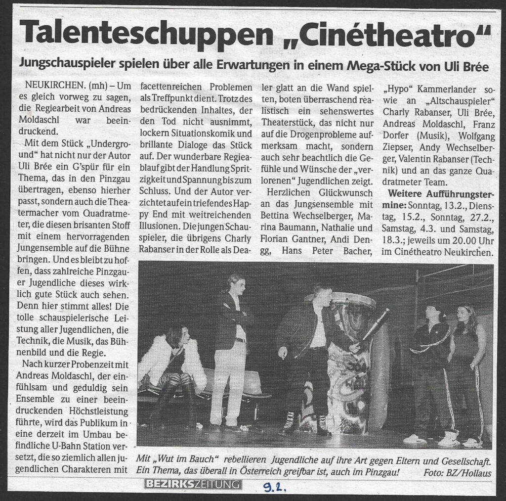 Underground (Februar 2000)