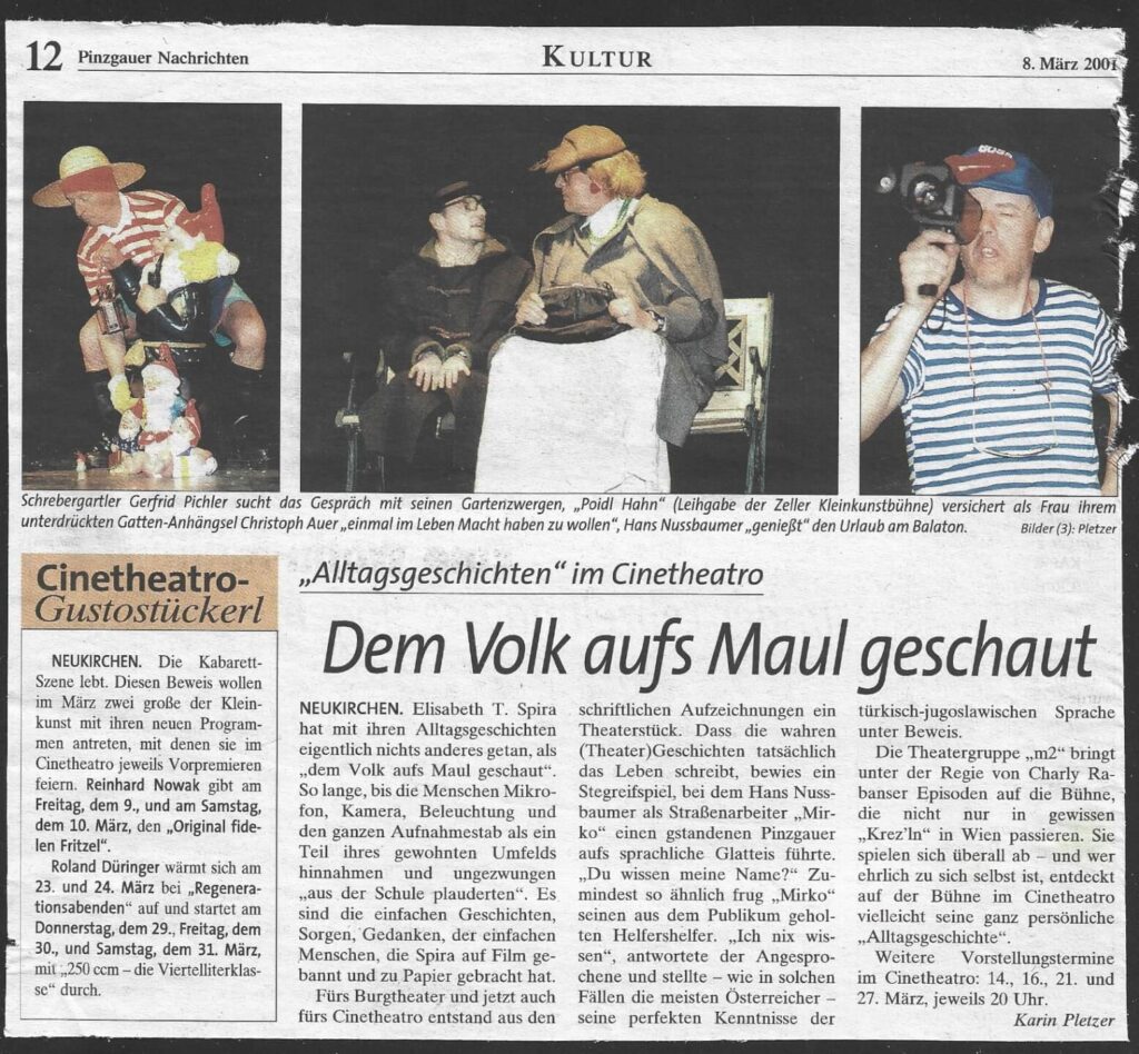 Alltagsgeschichten (März 2001)