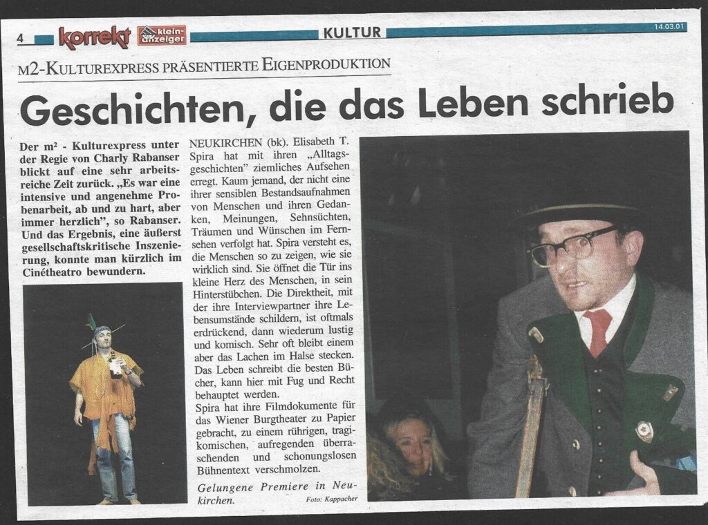 Alltagsgeschichten (März 2001)
