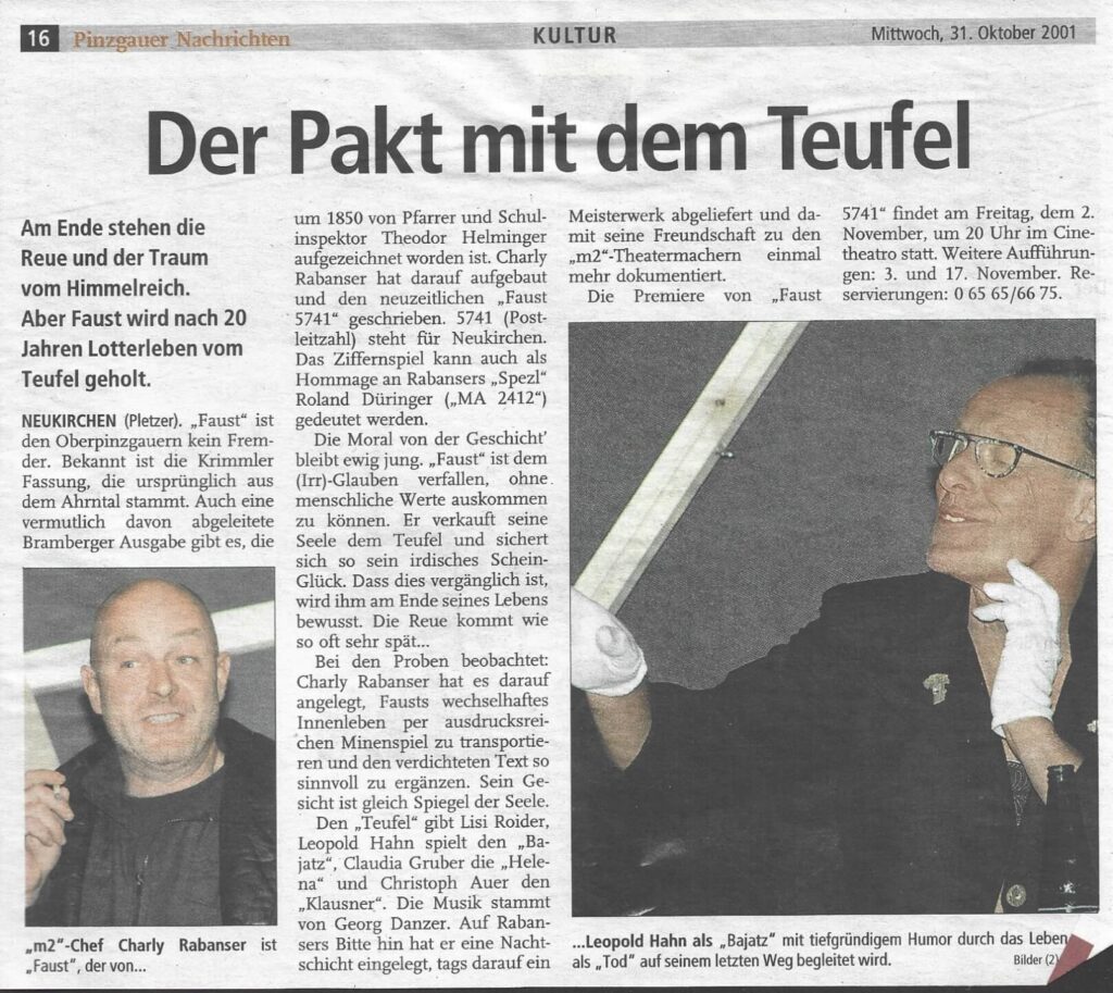 Faust, 5741 (November 2001)