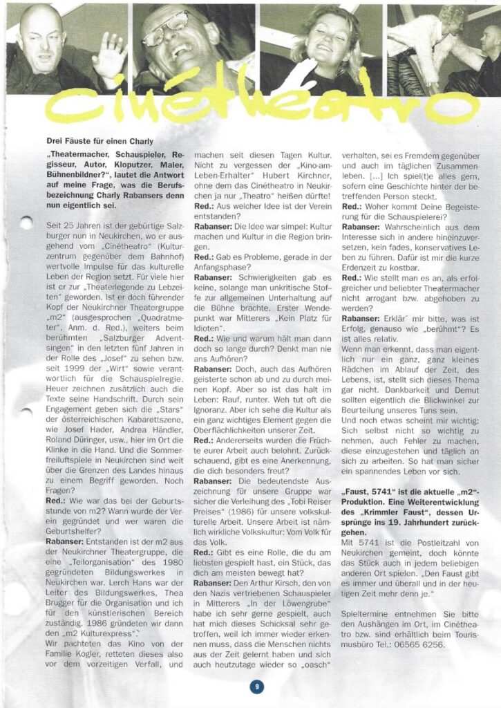 Faust, 5741 (November 2001)