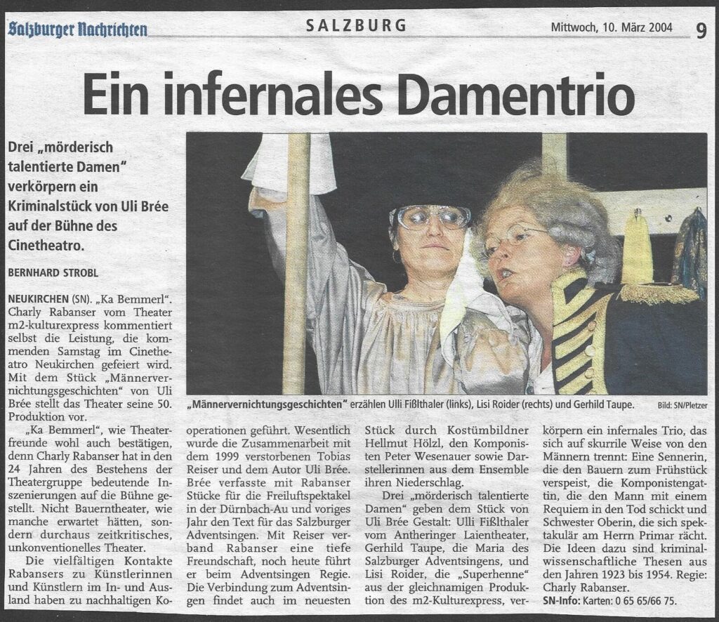 Männervernichtungsgeschichten (März 2004) Männervernichtungsgeschichten (März 2004)
