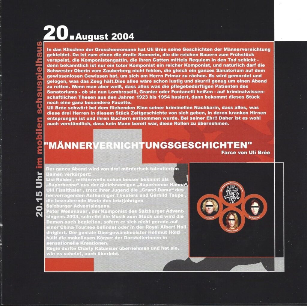 Männervernichtungsgeschichten (März 2004) Männervernichtungsgeschichten (März 2004)