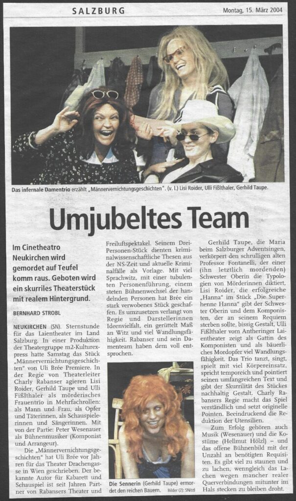 Männervernichtungsgeschichten (März 2004) Männervernichtungsgeschichten (März 2004)