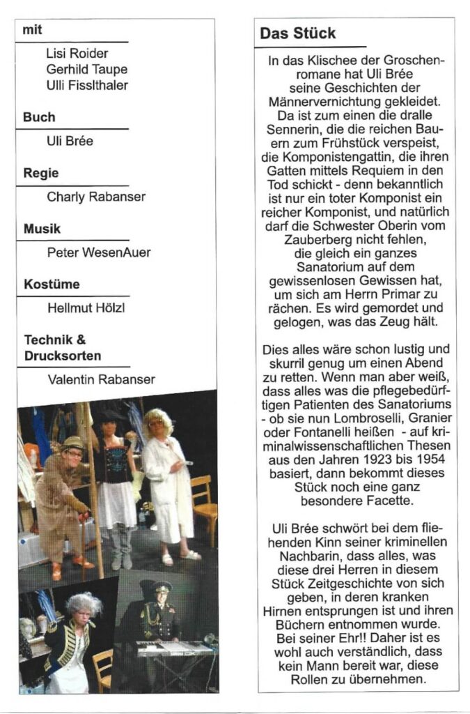 Männervernichtungsgeschichten (März 2004) Männervernichtungsgeschichten (März 2004)