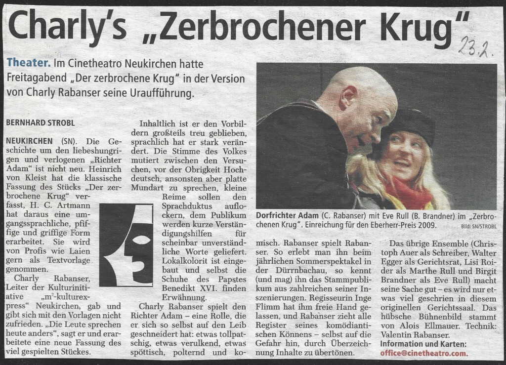 Der zerbrochene Krug (Februar 2009) Der zerbrochene Krug (Februar 2009)
