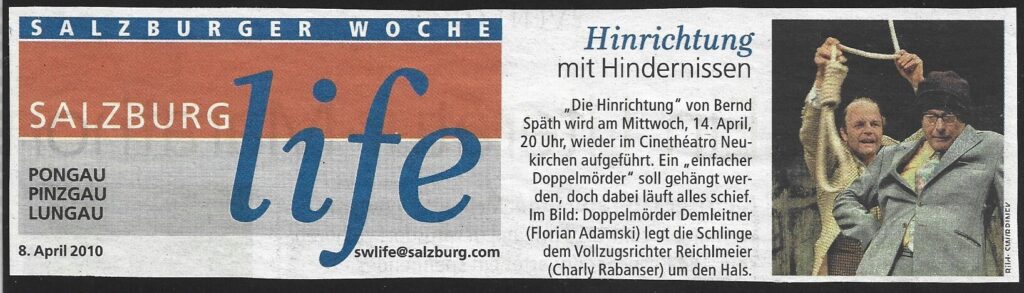 Die Hinrichtung (März 2010) Die Hinrichtung (März 2010)
