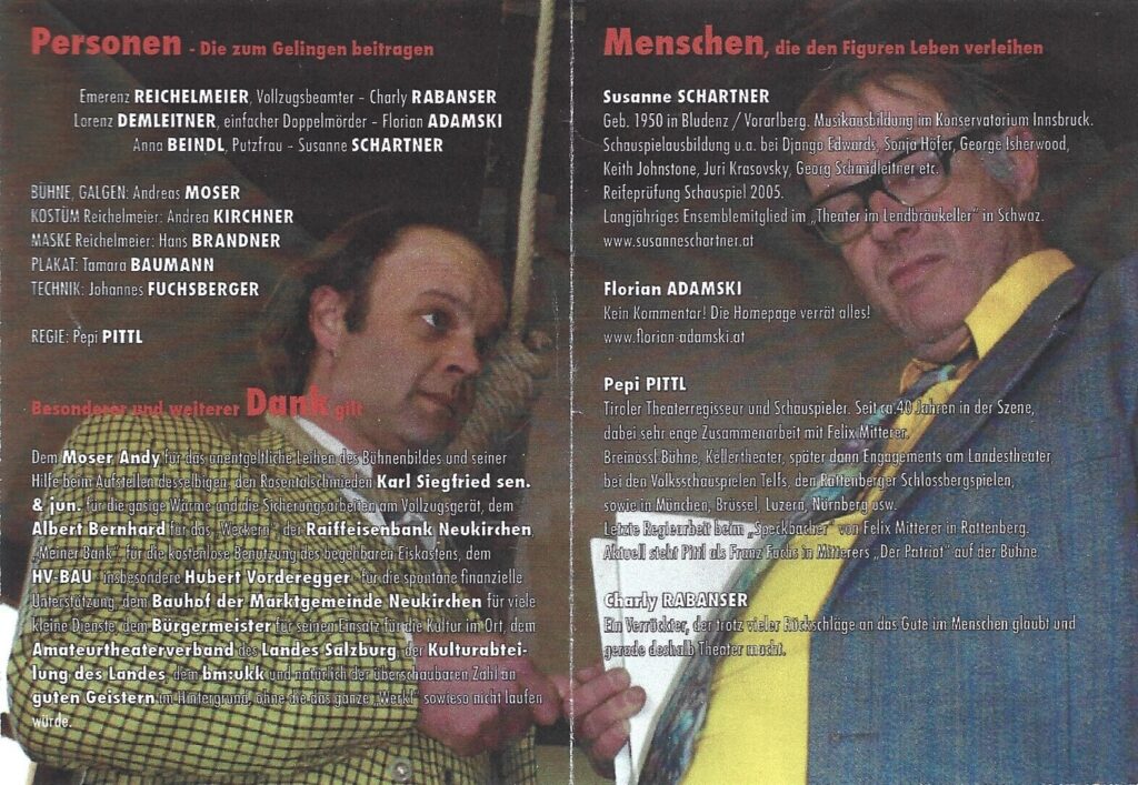 Die Hinrichtung (März 2010) Die Hinrichtung (März 2010)