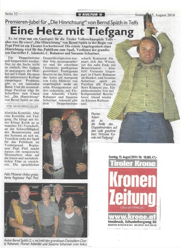 Die Hinrichtung (März 2010) Die Hinrichtung (März 2010)