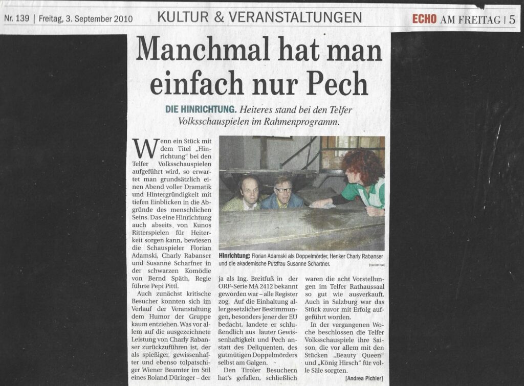 Die Hinrichtung (März 2010) Die Hinrichtung (März 2010)
