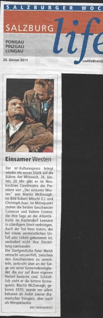 Der einsame Westen (Jänner 2011) Der einsame Westen (Jänner 2011)