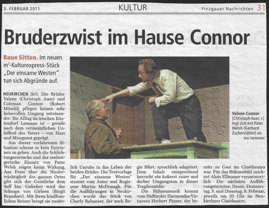 Der einsame Westen (Jänner 2011) Der einsame Westen (Jänner 2011)